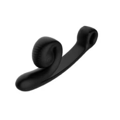 Snail Vibe Curve Duo Vibrator - Black -Sex Shop snail vibe curve duo vibrator black 7