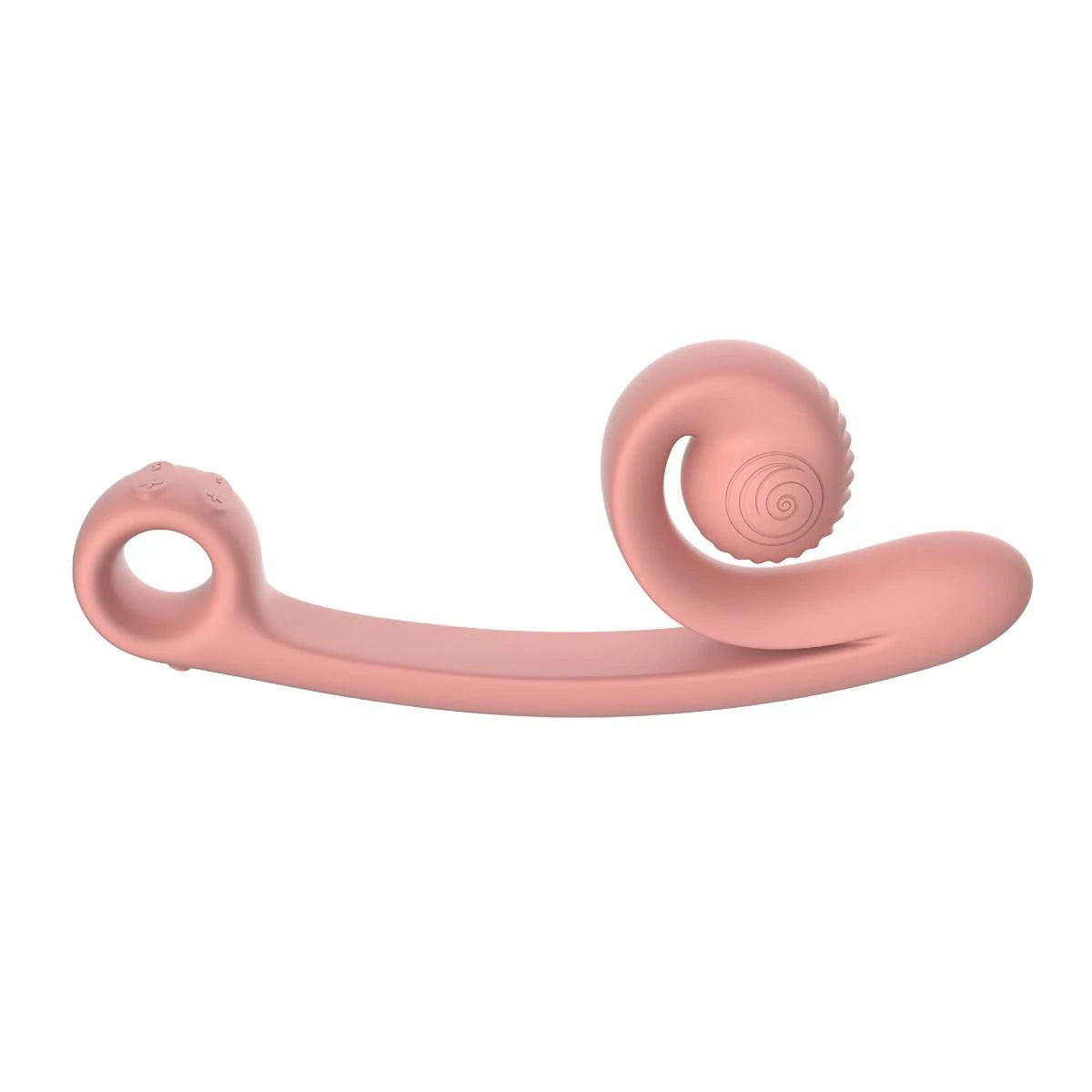 Snail Vibe Curve Duo Vibrator - Peachy Pink 5 Snail Vibe Curve Duo Vibrator - Peachy Pink - Image 5