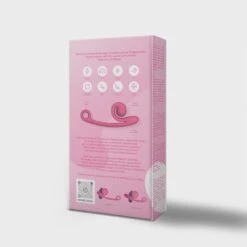 Snail Vibe Curve Duo Vibrator - Pink -Sex Shop snail vibe curve duo vibrator pink 2