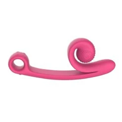 Snail Vibe Curve Duo Vibrator - Pink -Sex Shop snail vibe curve duo vibrator pink 4