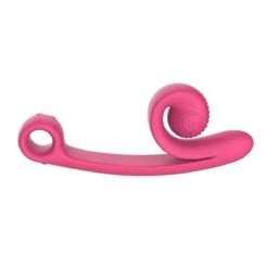 Snail Vibe Curve Duo Vibrator - Pink -Sex Shop snail vibe curve duo vibrator pink 5