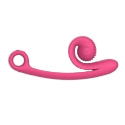Snail Vibe Curve Duo Vibrator - Pink -Sex Shop snail vibe curve duo vibrator pink 6