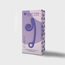 Snail Vibe Curve Duo Vibrator - Purple -Sex Shop snail vibe curve duo vibrator purple 3