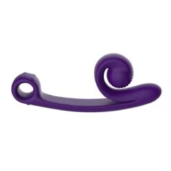 Snail Vibe Curve Duo Vibrator - Purple -Sex Shop snail vibe curve duo vibrator purple 4
