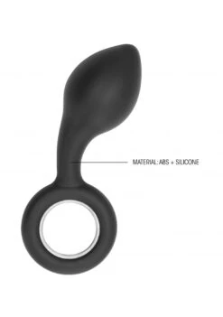 SONO No. 63 - Dildo With Metal Ring - Black