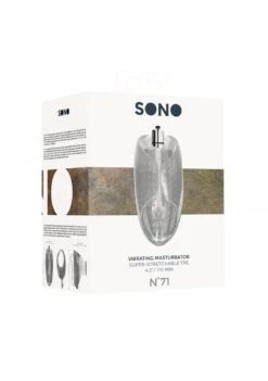 SONO No. 71 - Vibrating Masturbator - Translucent