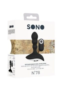 SONO No. 78 - Rechargeable Anal Stimulator - Black 24 SONO No. 78 - Rechargeable Anal Stimulator - Black -Sex Shop sono no 78 rechargeable anal stimulator black 11