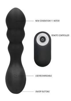 SONO No. 78 - Rechargeable Anal Stimulator - Black