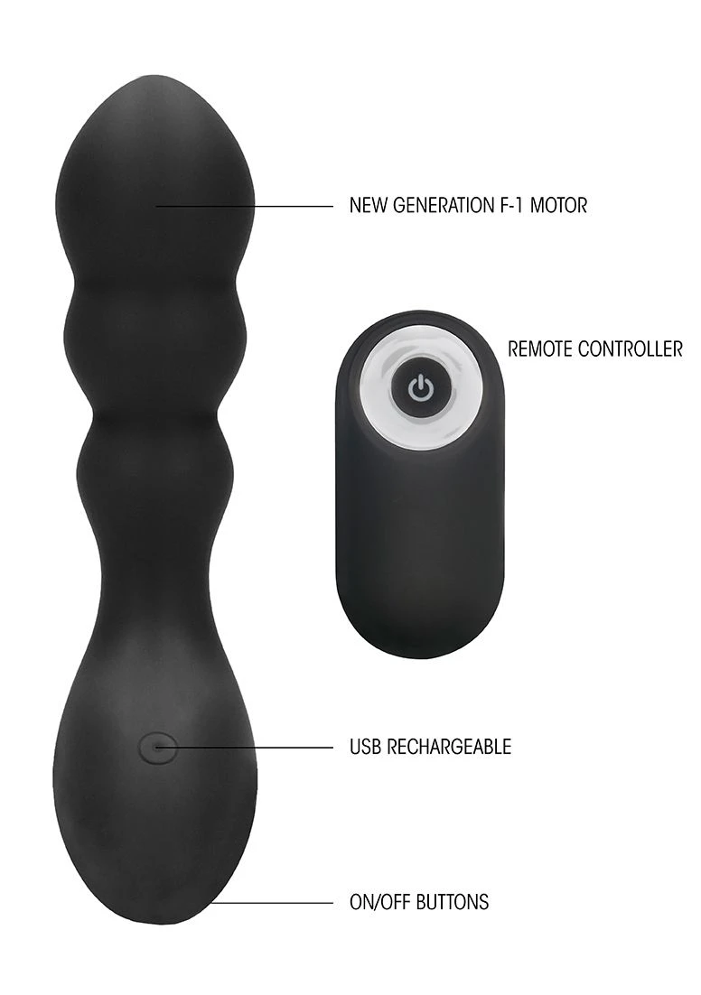 SONO No. 78 - Rechargeable Anal Stimulator - Black 1 SONO No. 78 - Rechargeable Anal Stimulator - Black