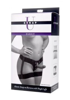 Sex Shop 33 Strap U Bardot Elastic Strap On Harness With Thigh Cuffs