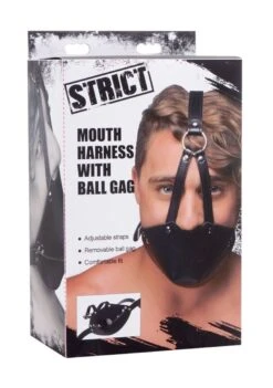 STRICT Mouth Harness With Ball Gag