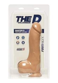The D™ - Master D - FIRMSKYN™ 10.5" Dildo With Balls