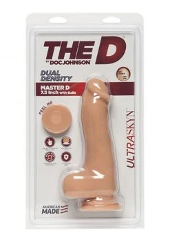 The D™ - Master D - FIRMSKYN™ 7.5" Dildo With Balls