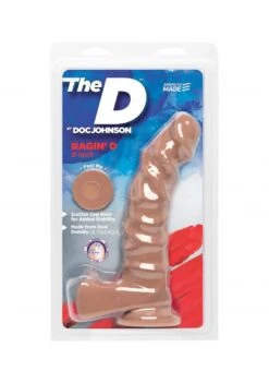 The D™ - Ragin' D - ULTRASKYN™ 9" Dildo With Balls - Caramel