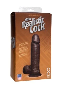 The Realistic® Cock 8” With Removable Vac-U-Lock™ Suction Cup