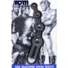Tom Of Finland 10x Silicone Anal Balls - Black