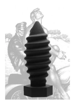 Tom Of Finland Screw U Anal Plug-Black
