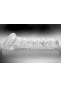 Tom Of Finland Textured Girth Enhancer-Clear