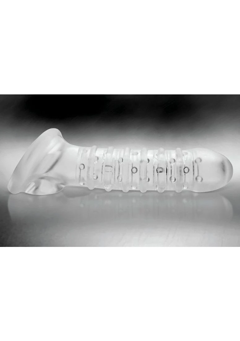 Tom Of Finland Textured Girth Enhancer-Clear 1 Tom Of Finland Textured Girth Enhancer-Clear