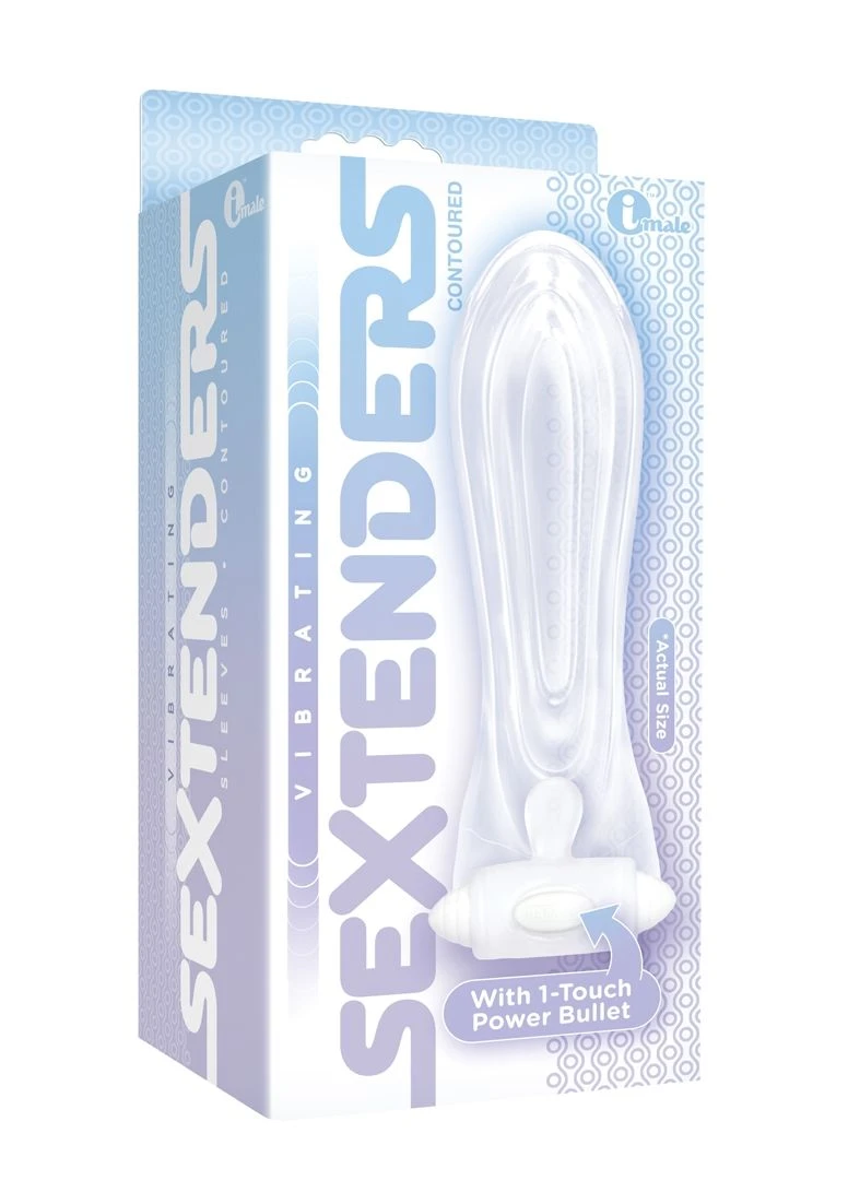 Vibrating Sextenders Penis Extender - Contoured 1 Vibrating Sextenders Penis Extender - Contoured
