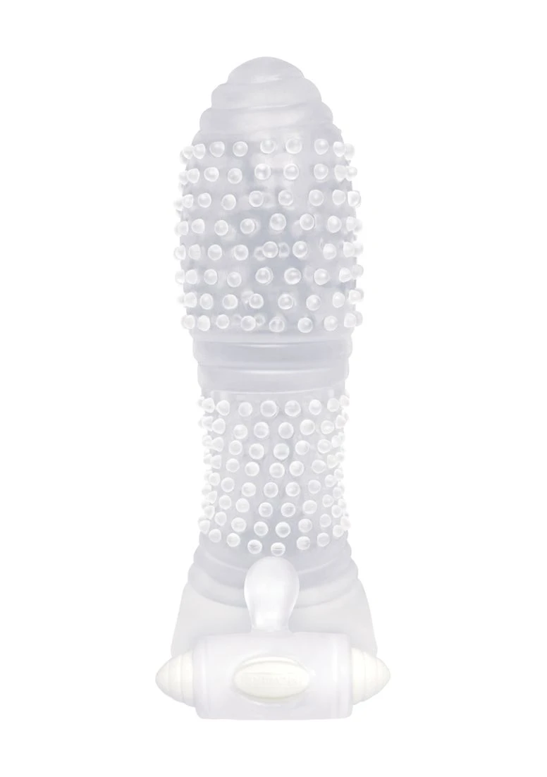 Vibrating Sextenders Penis Sleeve Extender - Nubbed 2 Vibrating Sextenders Penis Sleeve Extender - Nubbed - Image 2