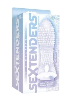 Vibrating Sextenders Penis Sleeve Extender - Nubbed