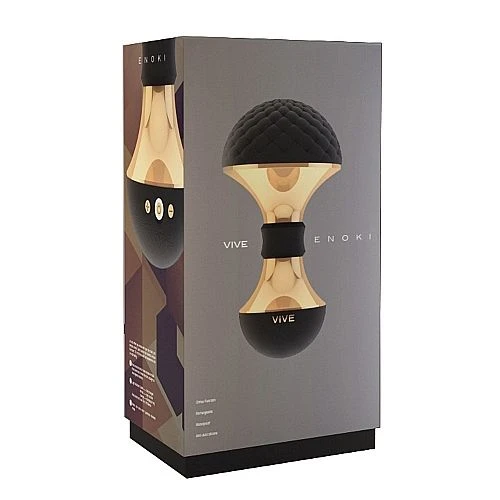 Vive Enoki Massage Wand Vibrator-Black 2 Vive Enoki Massage Wand Vibrator-Black - Image 2