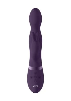 Vive Niva 360degrees Rabbit Vibrator - Purple -Sex Shop vive niva 360degrees rabbit vibrator purple 2