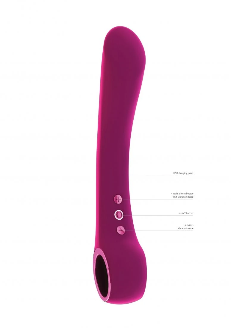 Vive Ombra Bendable Vibrator - Pink 5 Vive Ombra Bendable Vibrator - Pink - Image 5