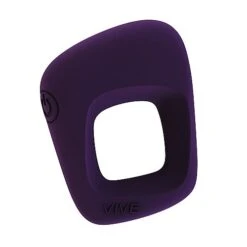 Vive Senca Vibrating Cock Ring-purple