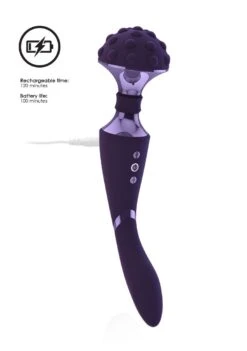 Vive Shiatsu Bendable Massager Wand - Purple 18 Vive Shiatsu Bendable Massager Wand - Purple -Sex Shop vive shiatsu bendable massager wand purple 7