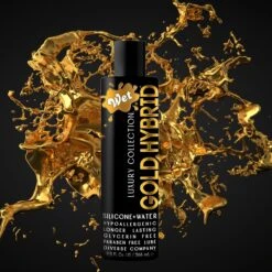 Wet Gold Luxury Hybrid Water Silicone Blend Lubricant 9 Fl. Oz / 266mL -Sex Shop wet gold luxury hybrid water silicone blend lubricant 9 fl oz 266ml 3