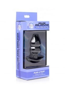 Zeus Electrosex Hollow Anal Amplifier E-Stim Hollow Butt Plug